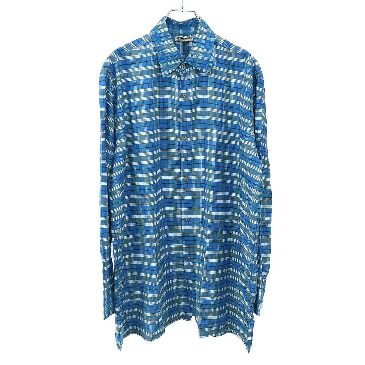 MAATEE&SONS マーティーアンドサンズ 25SS MusterWerk別注 Ex. GUPTA KHADI C/Si MADRAS CHECK チェックシャツ