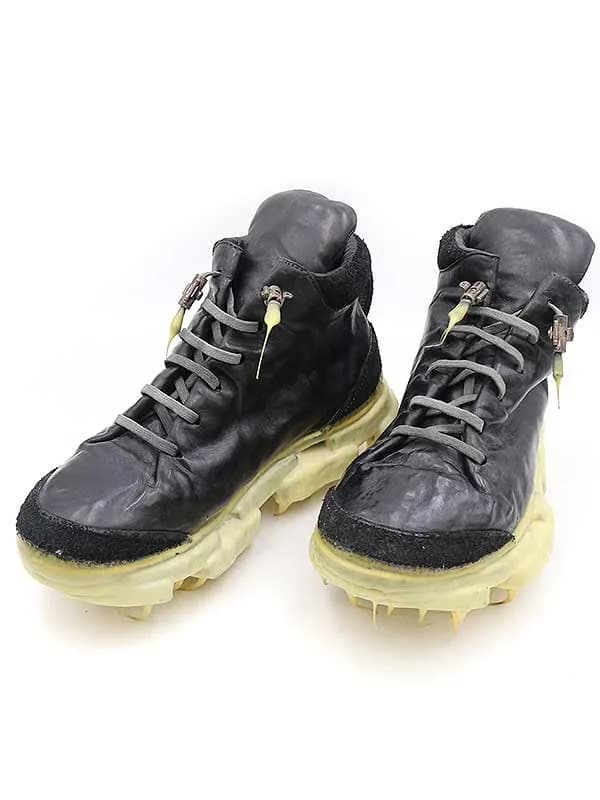 CAROL CHRISTIAN POELL キャロルクリスチャンポエル IN BETWEEN OBJECT DYED DRIP SNEAKER ドリップソールハイカットレザースニーカー
