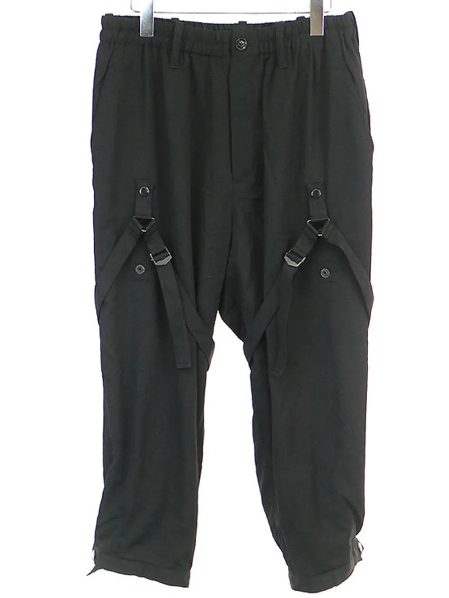 Yohji Yamamoto ヨウジヤマモト プール オム 16AW LOOK15 裾リブバンテージパンツ