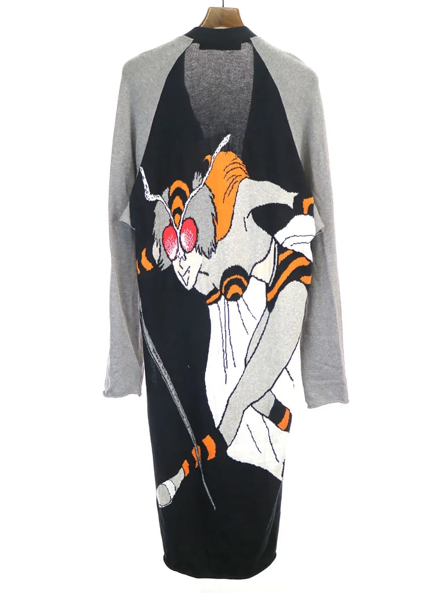 Yohji Yamamoto グラウンドワイ × 仮面ライダー 16SS ロングニットカーディガン