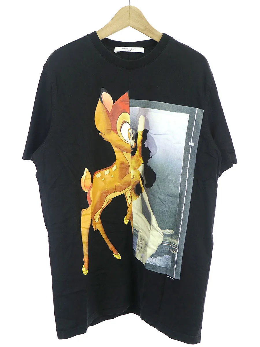 GIVENCHY ジバンシィ 15AW バンビプリントクルーネックTシャツ