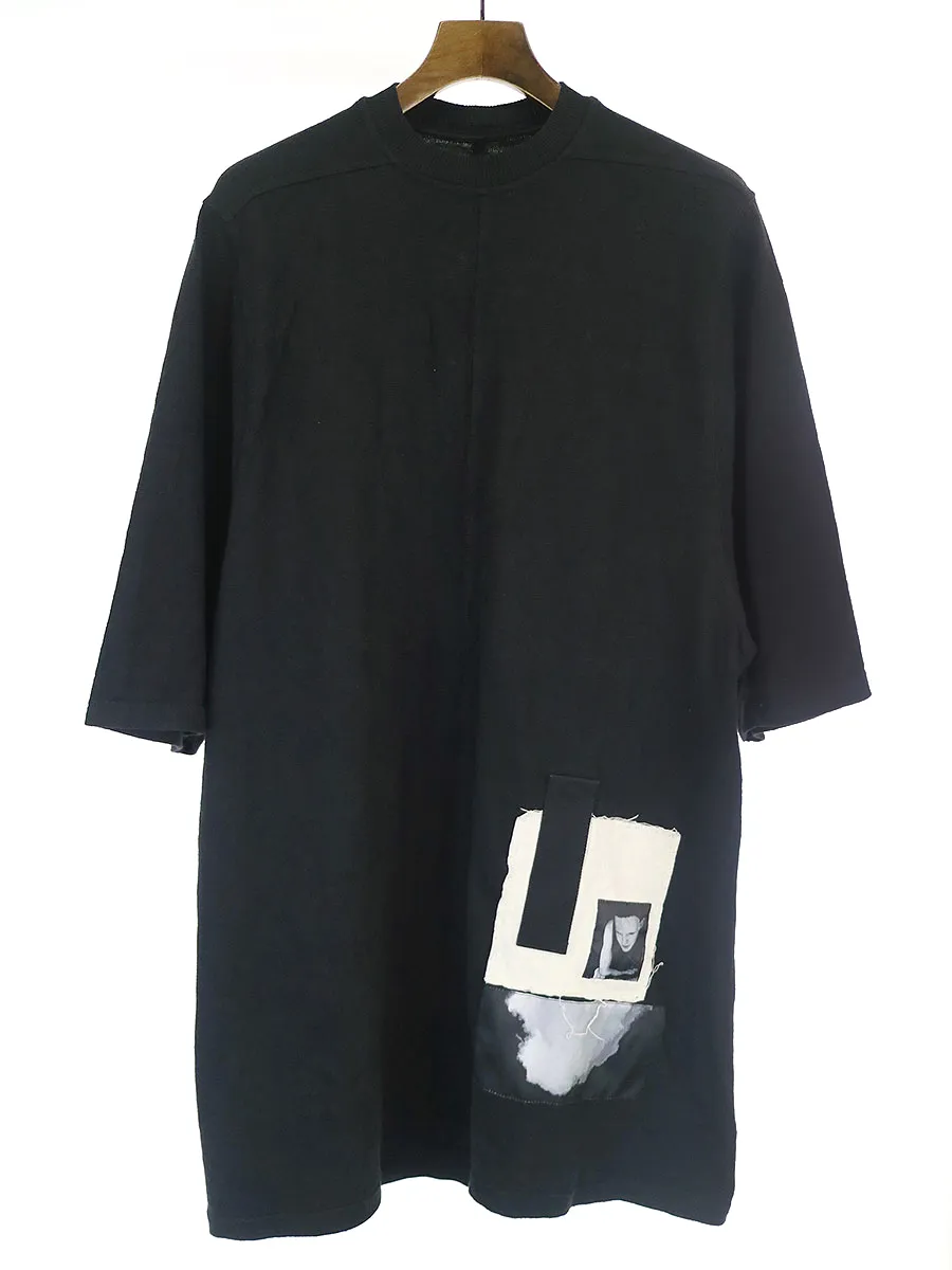 Rick Owens ダークシャドウ バイ リックオウエンス 16AW ジャンボパッチスウェットTシャツ