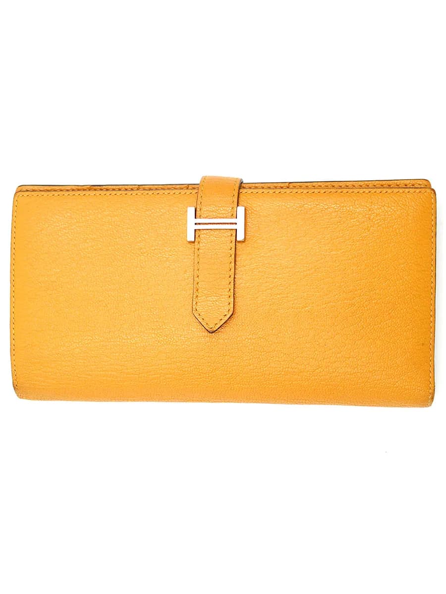 HERMES エルメス ベアンスフレヴェルソ BEARN SOUFFLET VERSO ロングウォレット