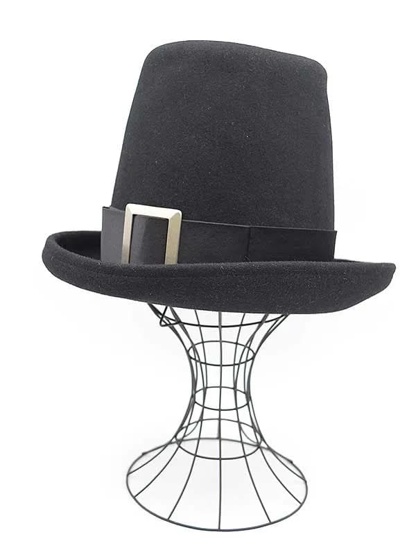 Yohji Yamamoto ヨウジヤマモト プールオム 11SS シルクテープフェルトロングハット