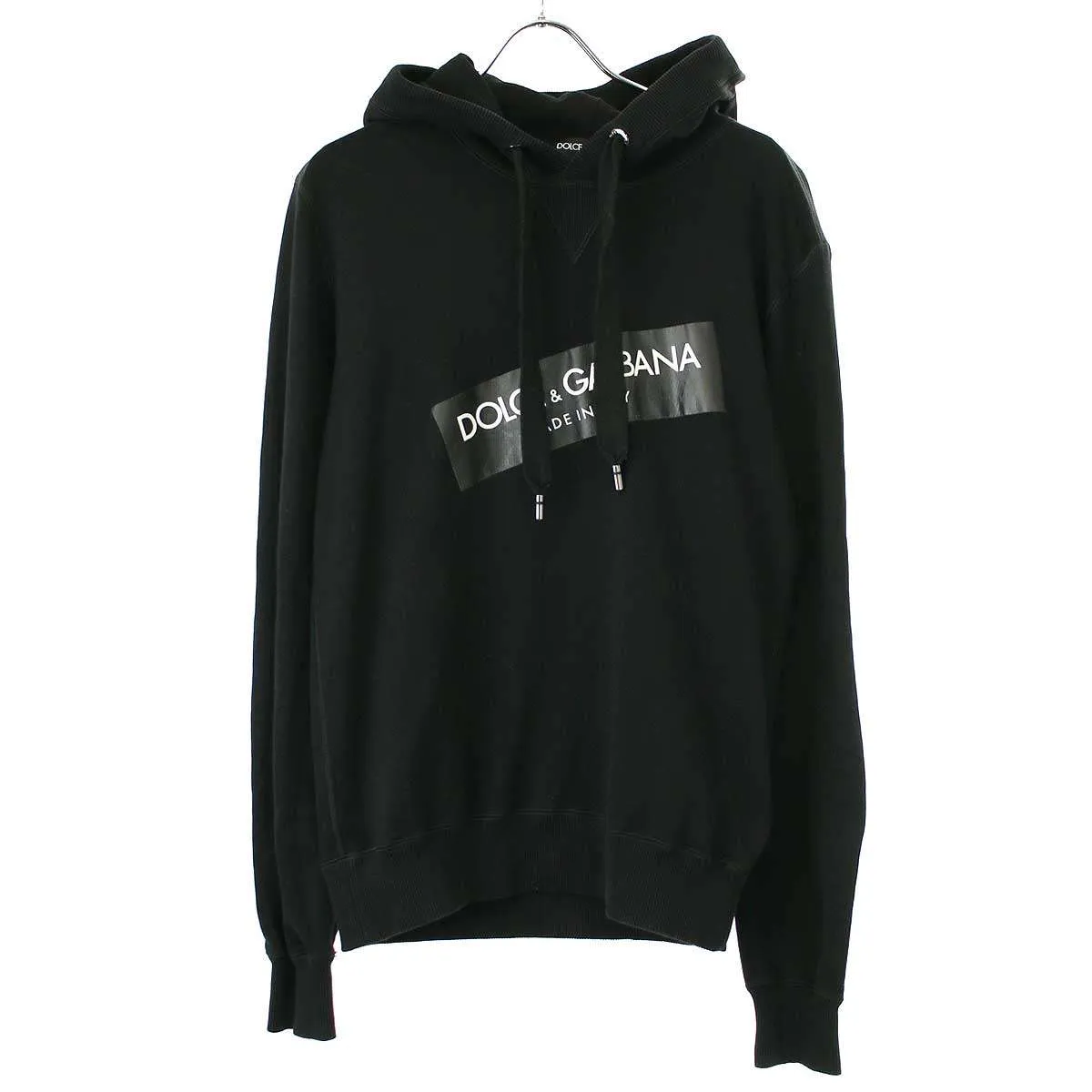 DOLCE&GABBANA ドルチェ&ガッバーナ 19SS ラベルロゴプルオーバースウェットパーカー G9KR5T/FU7DU