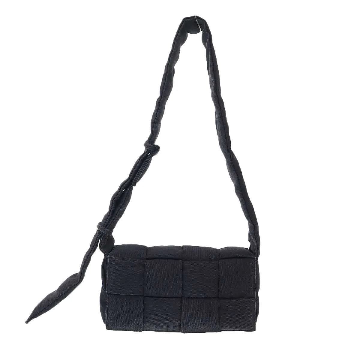 BOTTEGA VENETA ボッテガヴェネタ Padded Tech Cassette Bag キャンバスイントレチャート パデッドテックカセット ショルダーバッグ