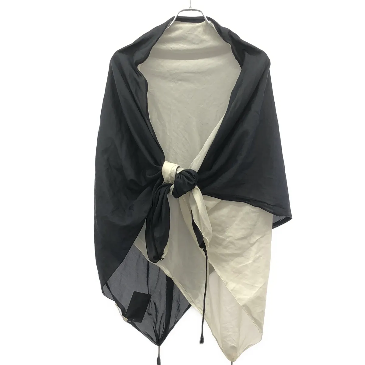 DAMIR DOMA ダミール ドマ バイカラーデザインビッグストール