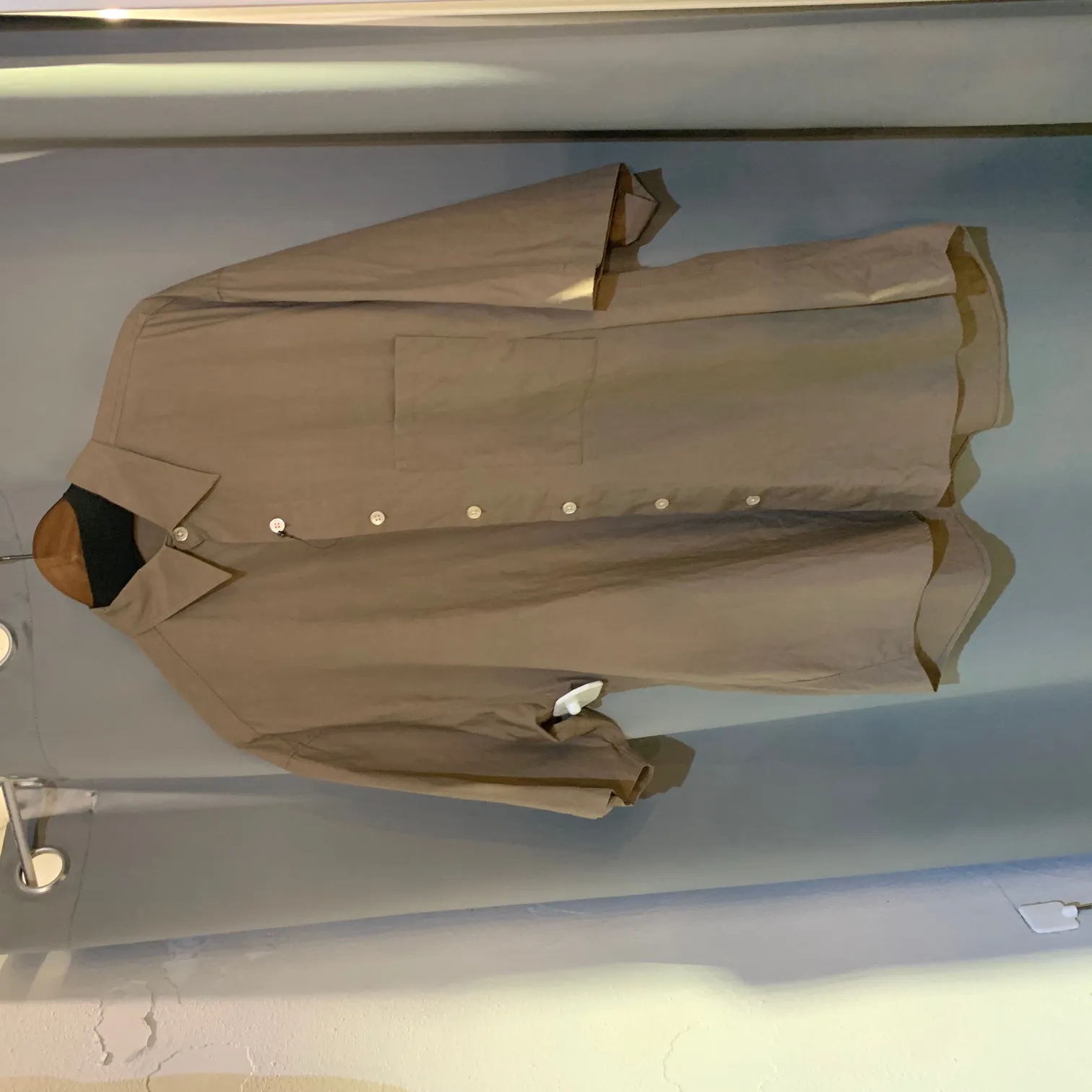 AURALEE AURALEE 19SS WASHED FINX TWILL HALF SLEEVED BIG SHIRTS