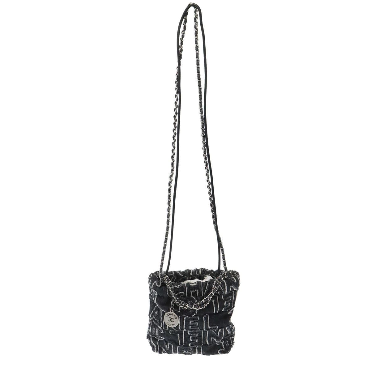 CHANEL シャネル 22 Mini Denim Hand Bag デニムショルダーハンドバッグ