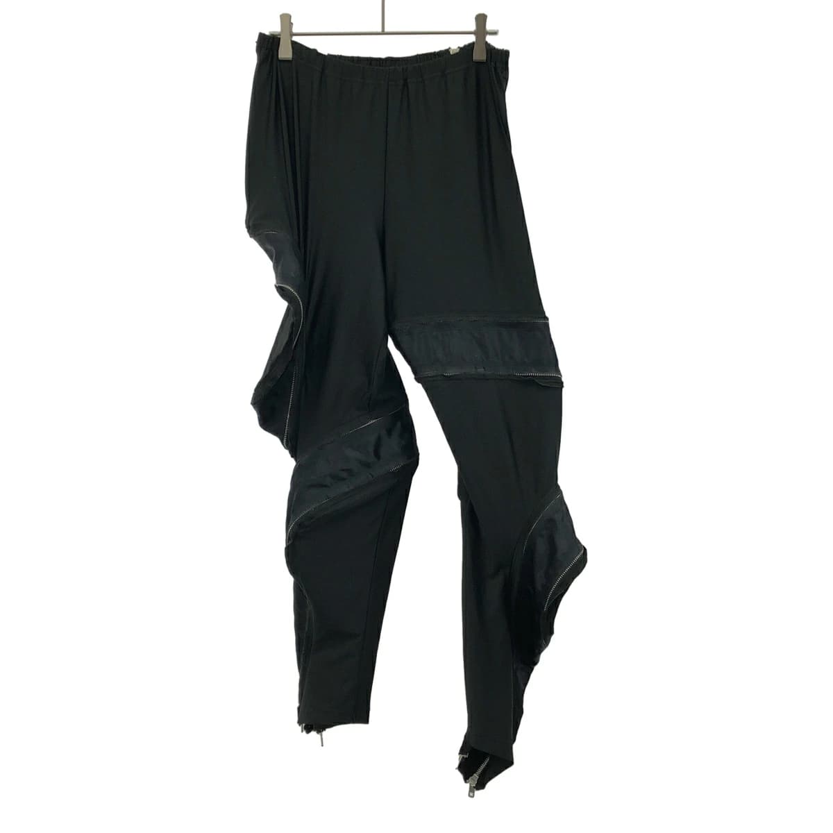 COMME des GARCONS コムデギャルソン 19SS スパイラルジップストレッチジャージーパンツ GC-T015