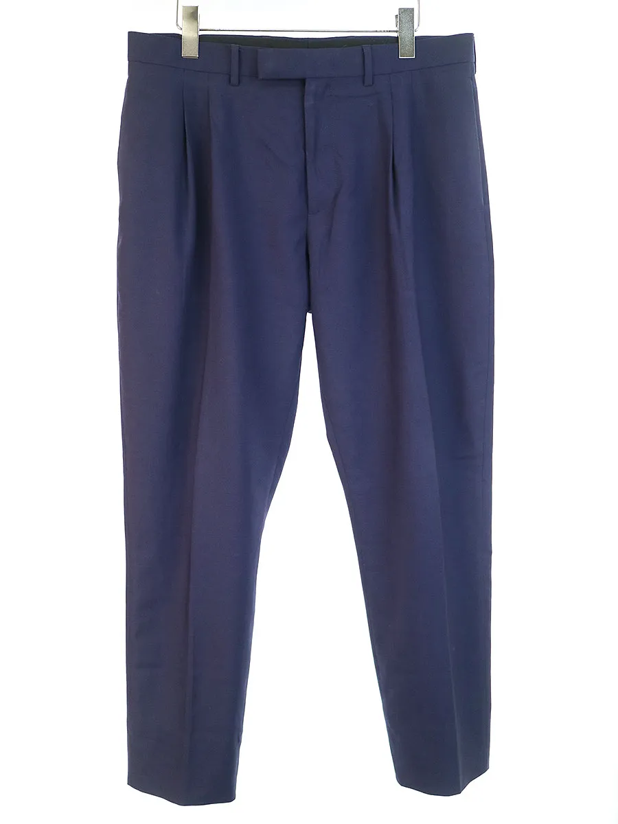 Dior HOMME ディオールオム 13SS 2タックウールスラックスパンツ