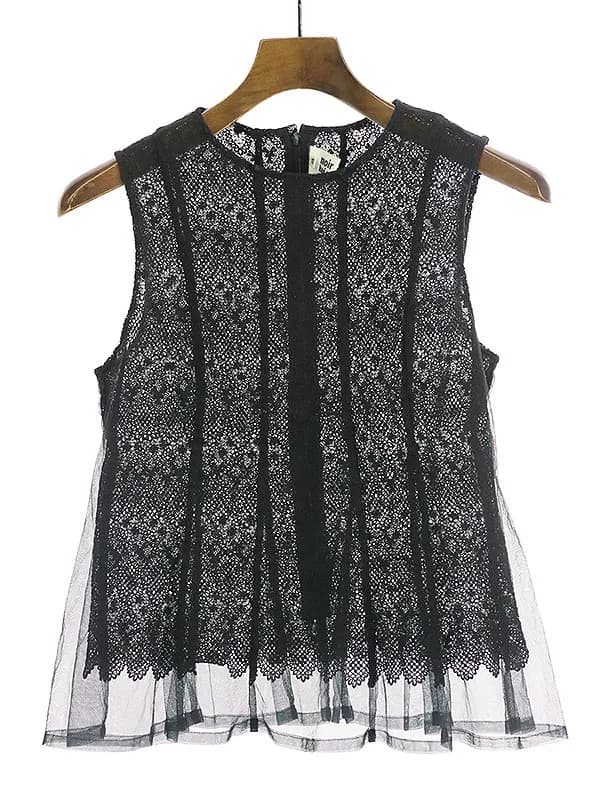 noir kei ninomiya ノワール ケイ ニノミヤ ノースリーブブラウス