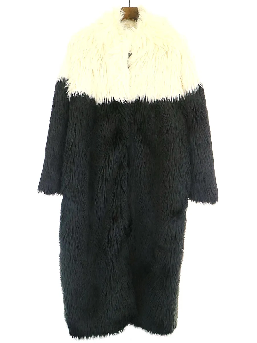 OFF-WHITE オフホワイト 2016Pre-Fall LOOK6 フェイクファーコート