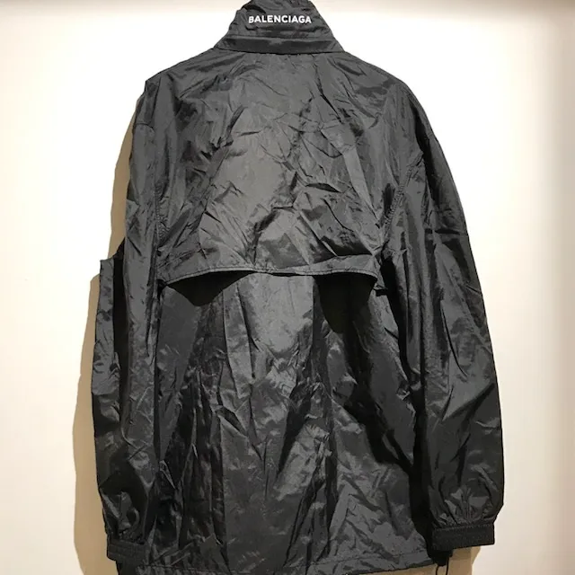 BALENCIAGA BALENCIAGA 17SS ロゴプリントナイロンジャケット