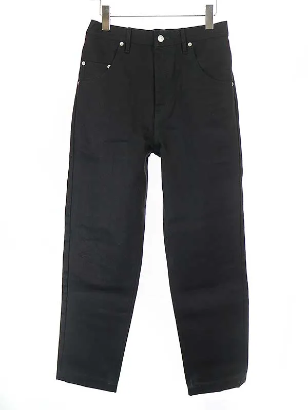 NEON SIGN ネオンサイン Straight Denim Slacks Rigid ストレートデニムスラックスパンツ