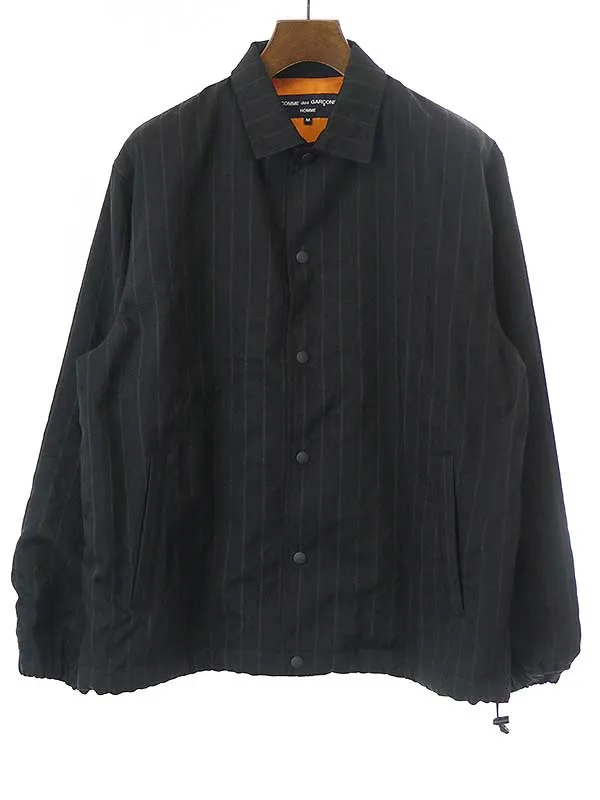 COMME des GARCONS コムデギャルソンオム 21AW ウールポリエステル リバーシブルコーチジャケット