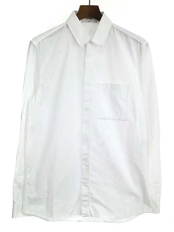 JIL SANDER ジルサンダー 21SS 7DAYS SHIRT TUESDAY ロゴ刺繍コットンシャツ