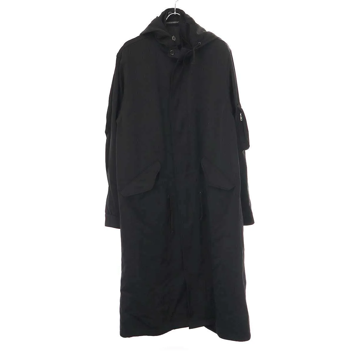 Yohji Yamamoto ヨウジヤマモト プールオム 2007AW フーデッドウールモッズコート HX-C08-105