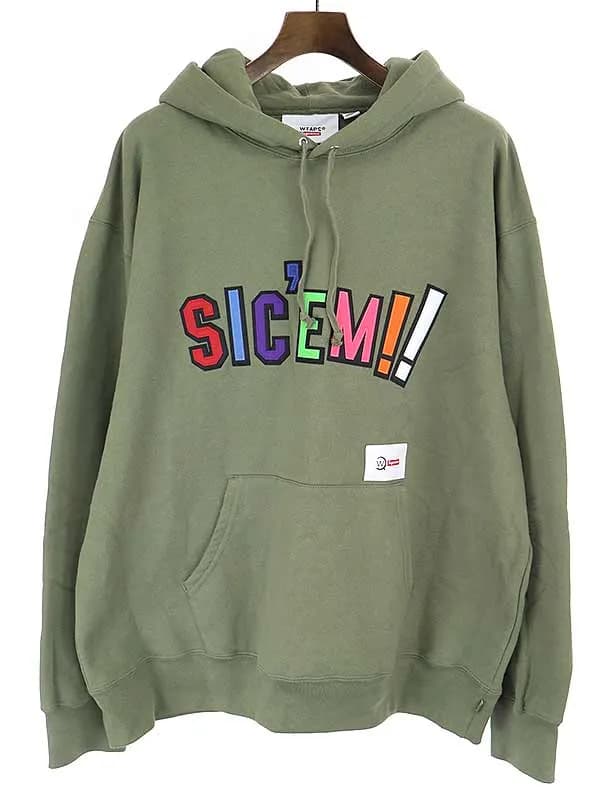Supreme シュプリーム×ダブルタップス 21AW Sic'em Hooded Sweatshirt プルオーバースウェットパーカー