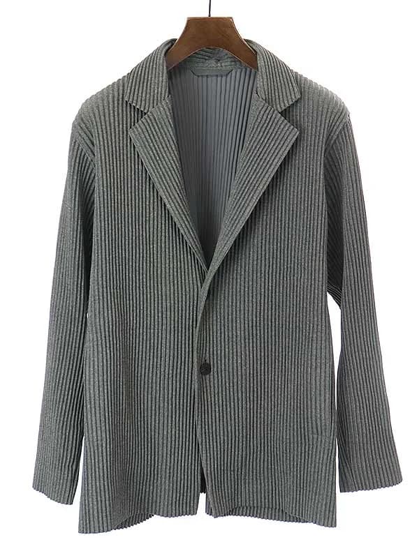 ISSEY MIYAKE オム プリッセ イッセイ ミヤケ 22SS WOOL LIKE LIGHT 2Bプリーツジャケット