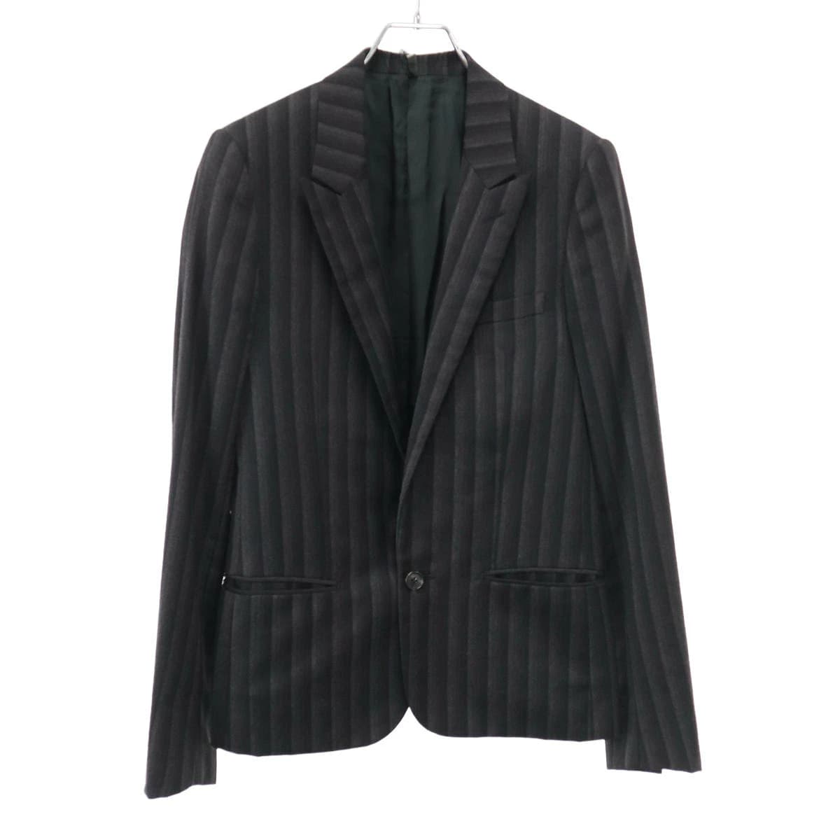 Dior HOMME ディオールオム 2004AW VICTIM OF THE CRIME グラデーションストライプチューブジャケット 4HH1021813