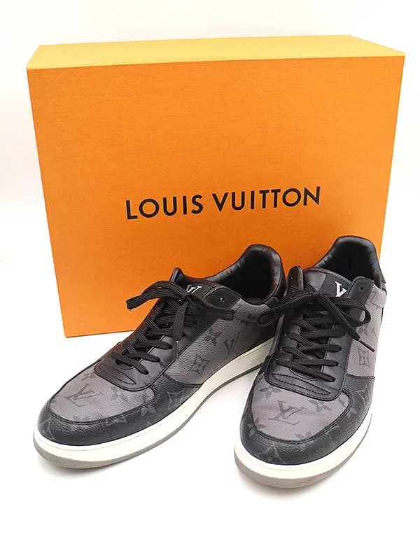 LOUIS VUITTON ルイヴィトン リヴォリ ライン モノグラムローカットレザースニーカー