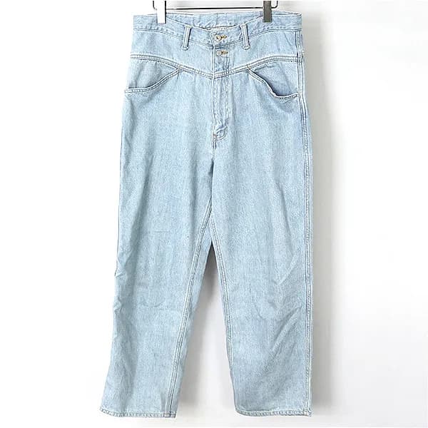 URU URU ウル 17SS ウエストデザインバギーデニム
