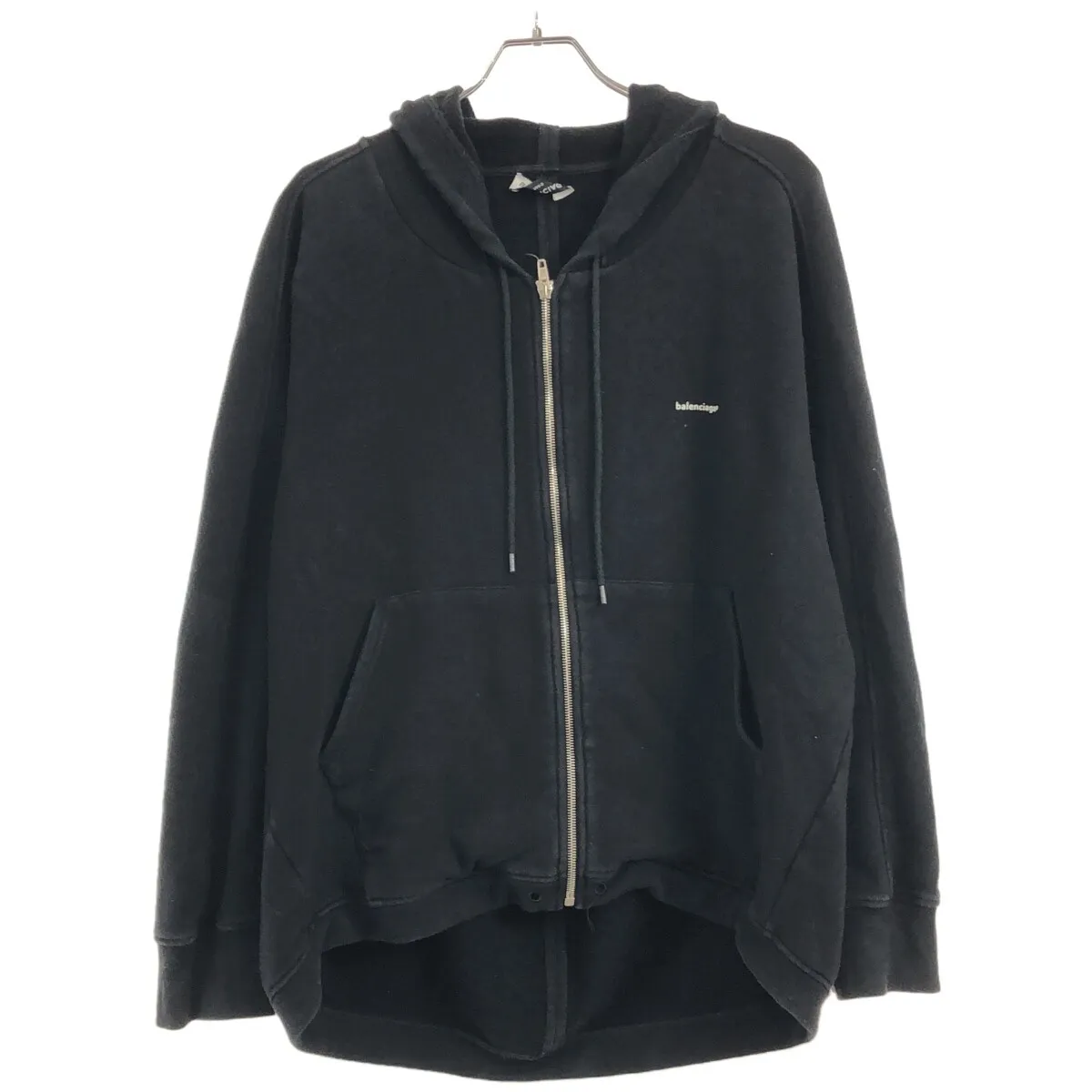 BALENCIAGA バレンシアガ 16AW ジップアップスウェットパーカー