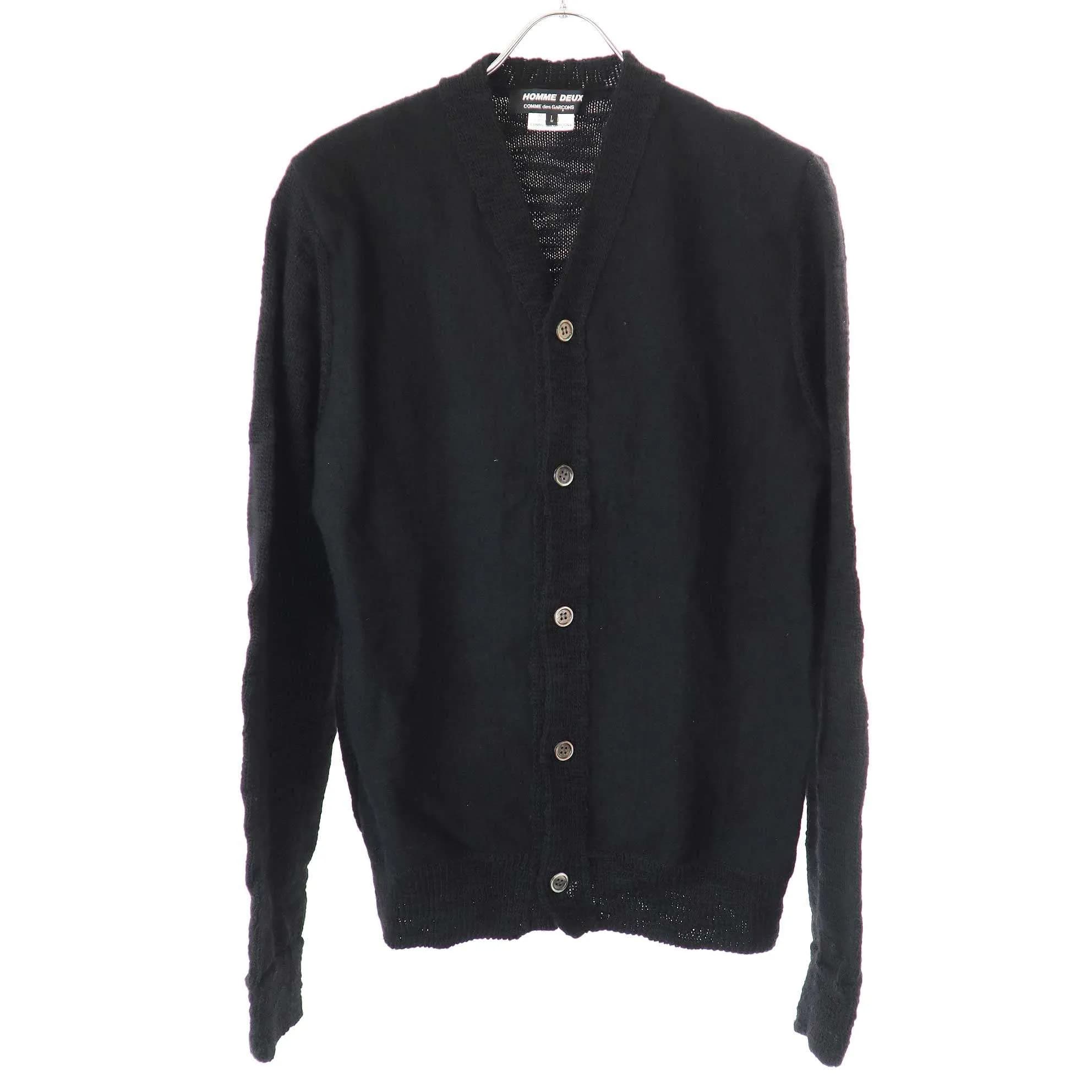 COMME des GARCONS コムデギャルソンオムドゥ 23AW パネル切替ニットカーディガン