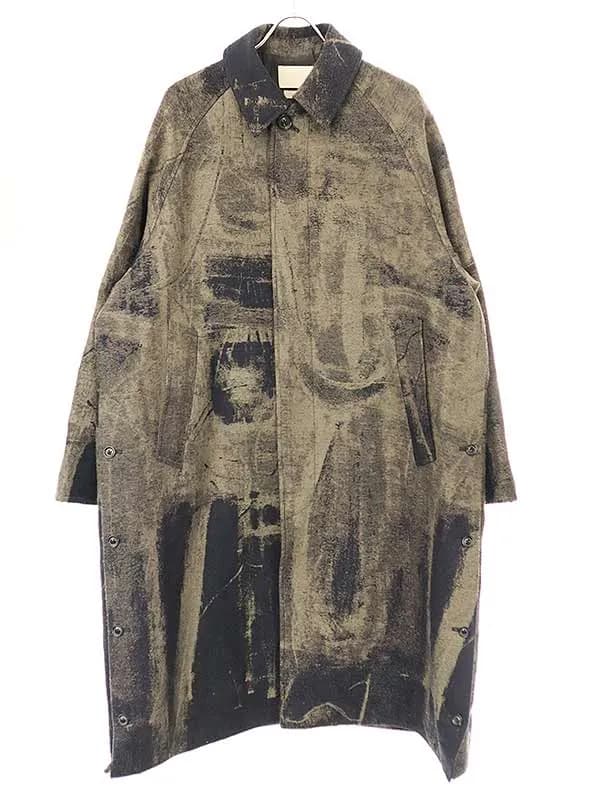 YOKE ヨーク 21AW ROTHKO JQ BAL COLLAR COAT ジャガードバルカラーコート