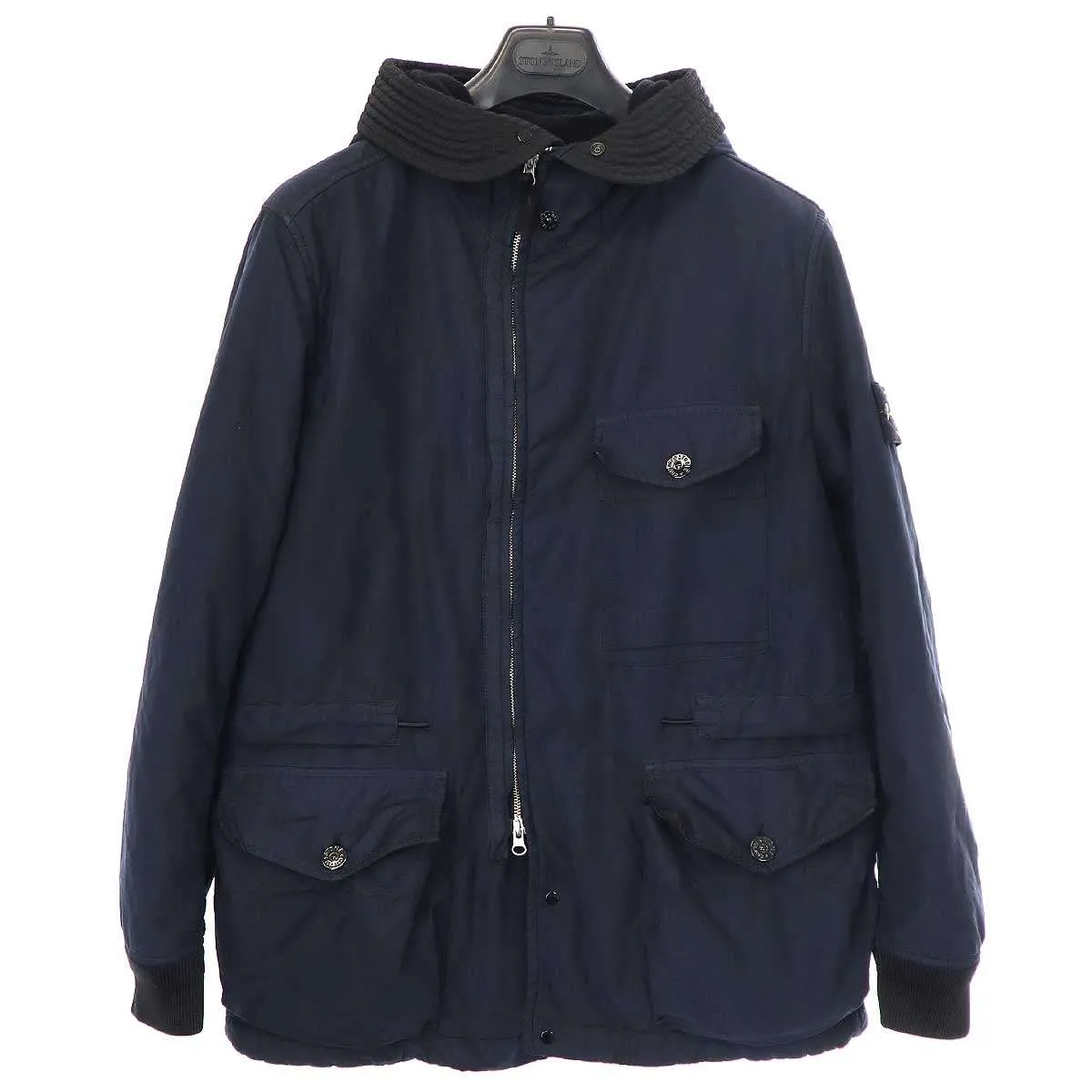 STONE ISLAND ストーンアイランド 21AW DAVID LIGHT-TC WITH MICROPILE カーゴポケットフーデッドジャケット 751541131