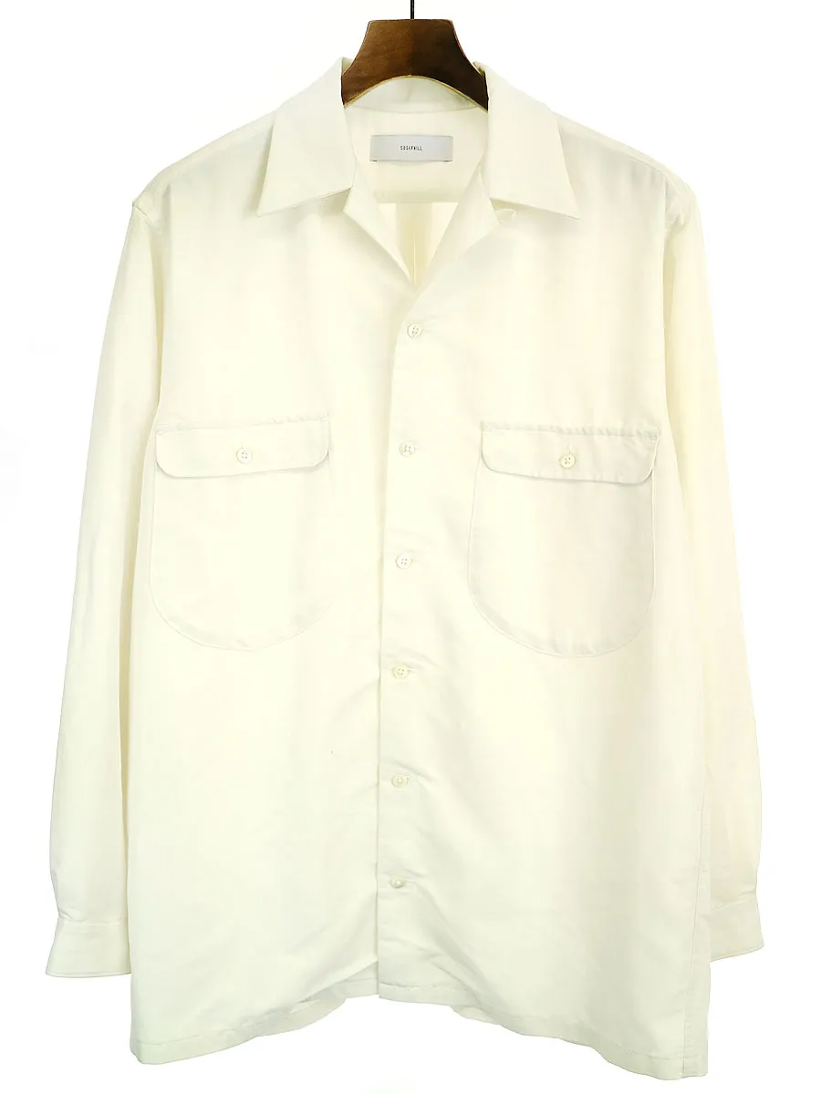 SUGARHILL シュガーヒル 18AW レーヨンポリエステルオープンカラーシャツ