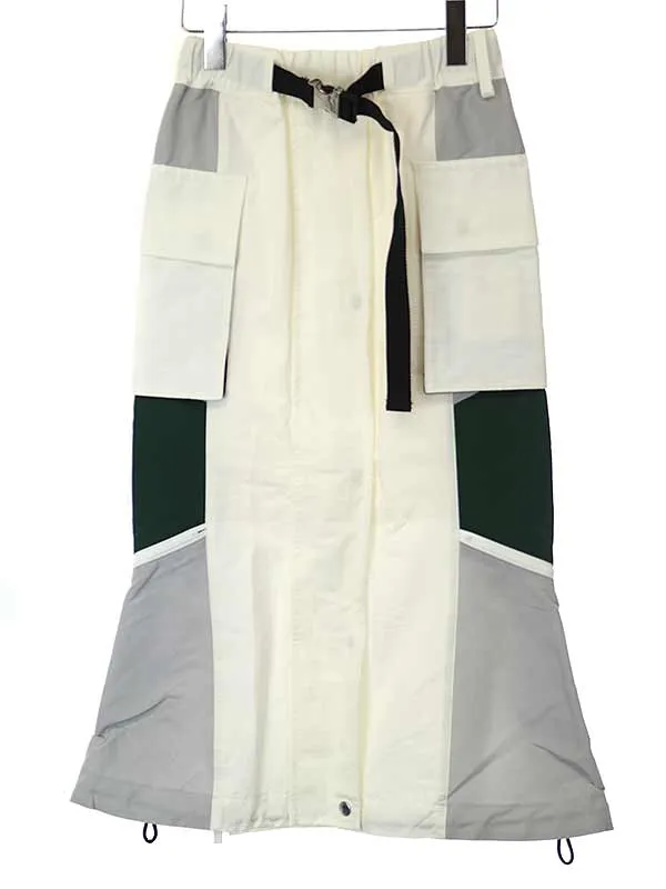 sacai サカイ 21AW Grosgrain Skirt グロスグレインスカート