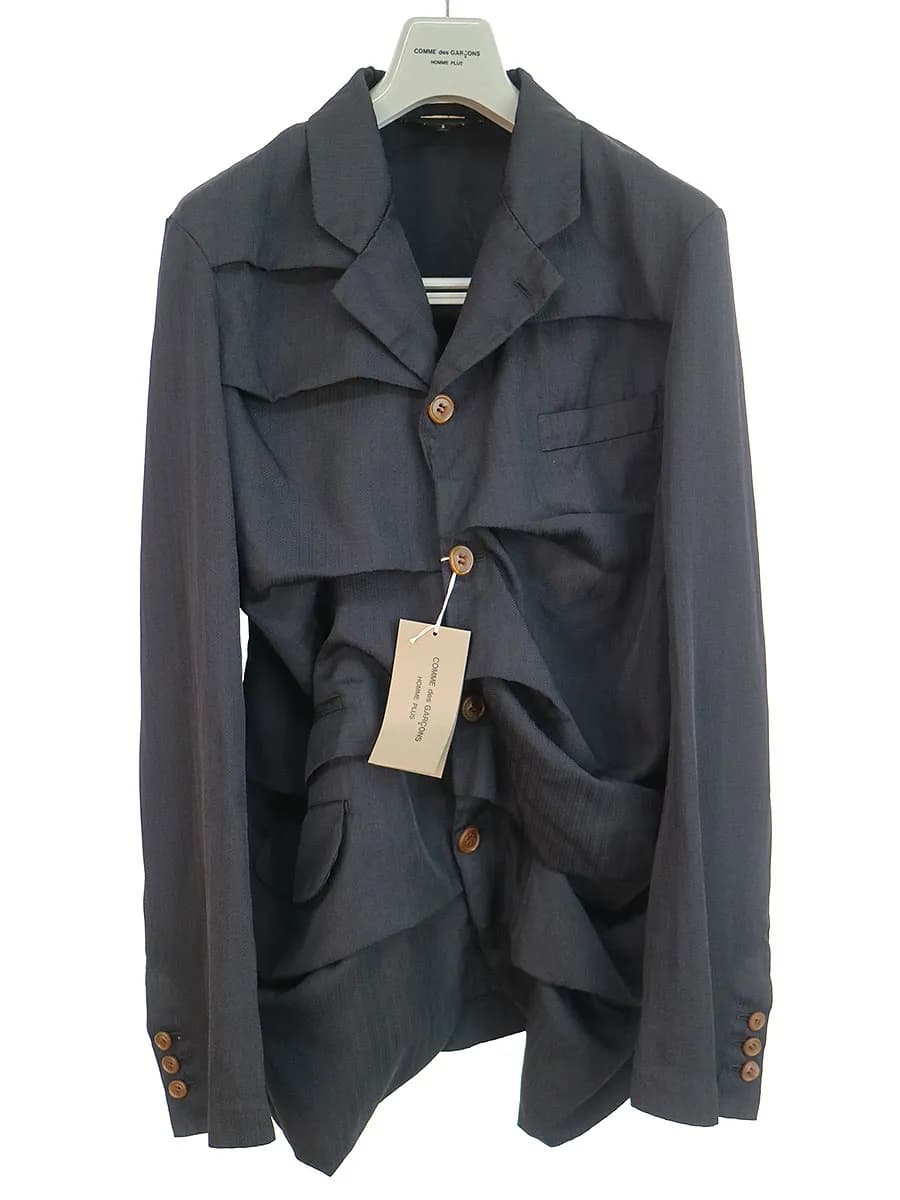 COMME des GARCONS コムデギャルソンオムプリュス 18AW 捻じれデザインジャケット