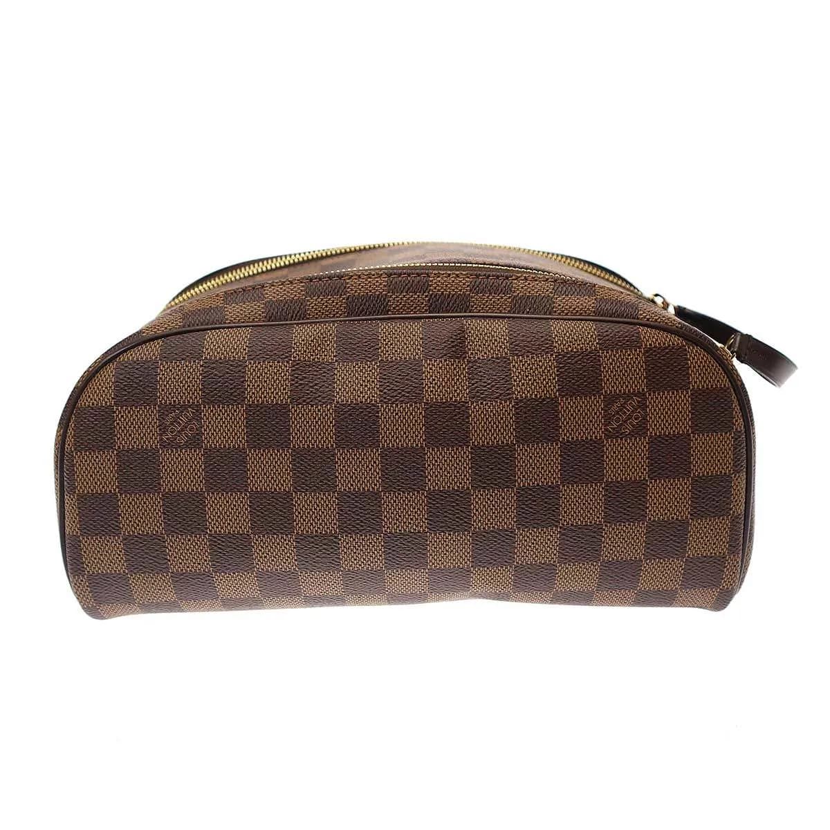 LOUIS VUITTON ルイヴィトン 2017 Trousse Toilette Damie トゥルース トワレット キングサイズ ダミエエベヌ ポーチバッグ N47527