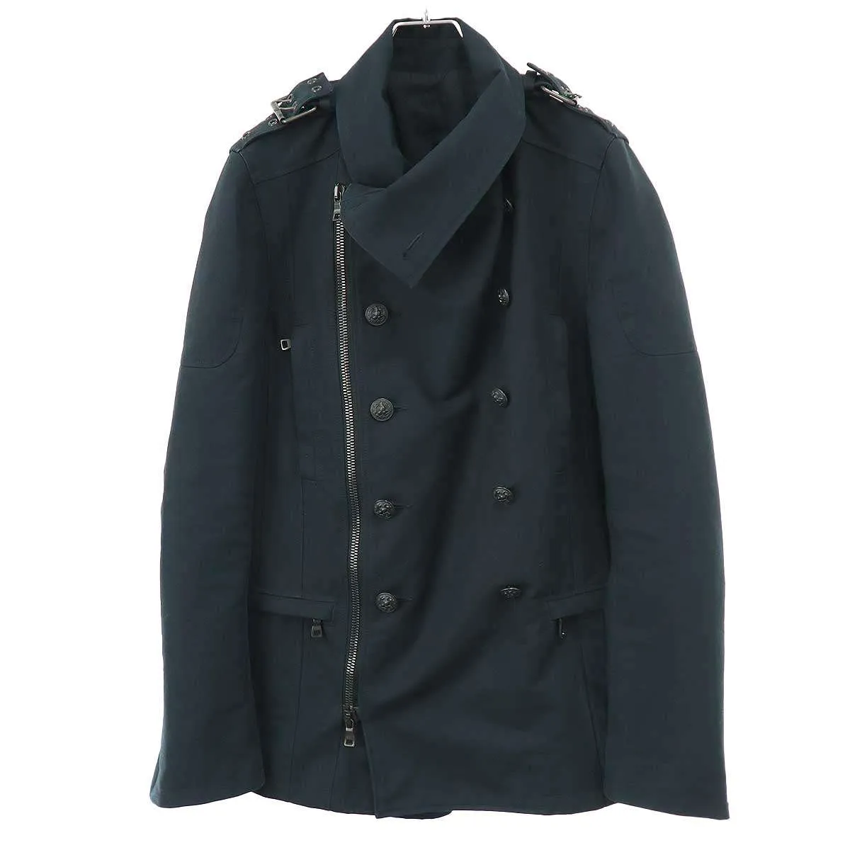 BALMAIN HOMME バルマン オム コットンバイカー ナポレオンコート