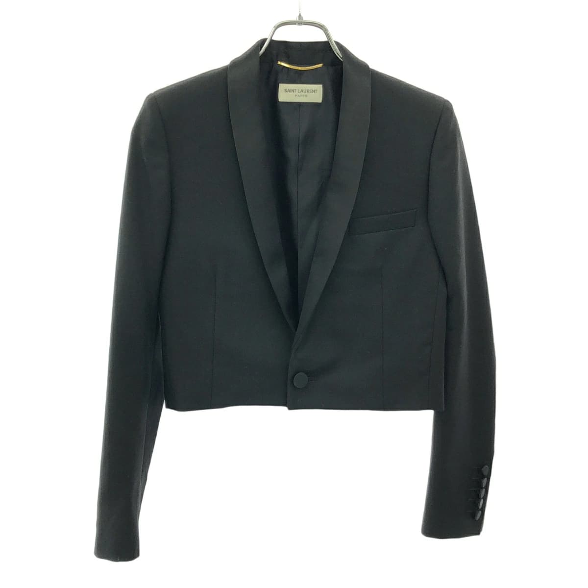 SAINT LAURENT サンローラン パリ 13SS クロップドスモーキングジャケット 313939