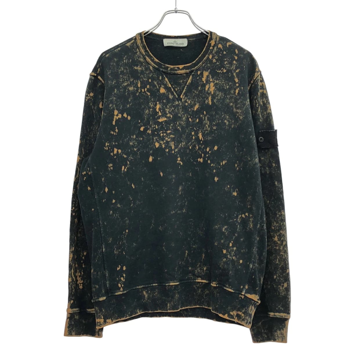 STONE ISLAND ストーンアイランド OFF-DYE OVD ブリーチ加工スウェットプルオーバー 761561538
