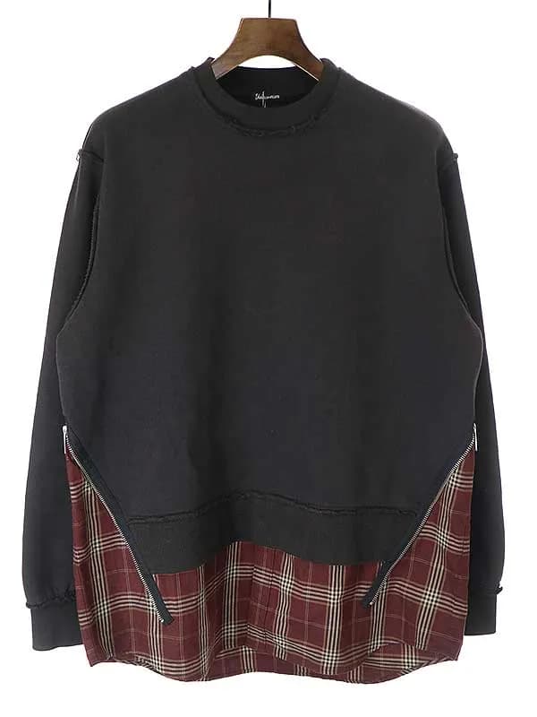 UNDERCOVER アンダーカバーイズム 22AW フェイクレイヤードジップスウェットトレーナー