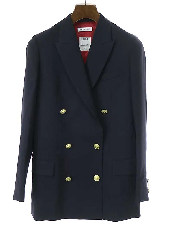 MADISON BLUE マディソンブルー BLEECKER W6B BLAZER ダブルブレザージャケット MB999-1105