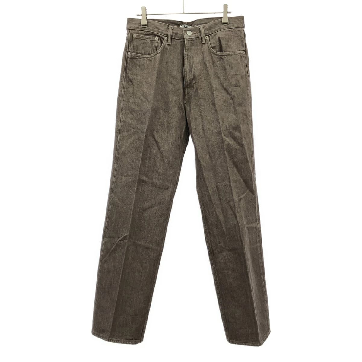 AURALEE オーラリー 23AW Hard Twist Brown Denim 5P Pants ハードツイストデニムパンツ A23AP01MD