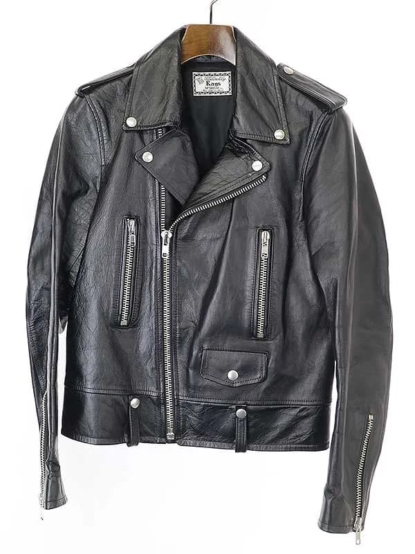 Rags McGREGOR ラグスマックレガー 14AW ホースハイドダブルレザーライダースジャケット