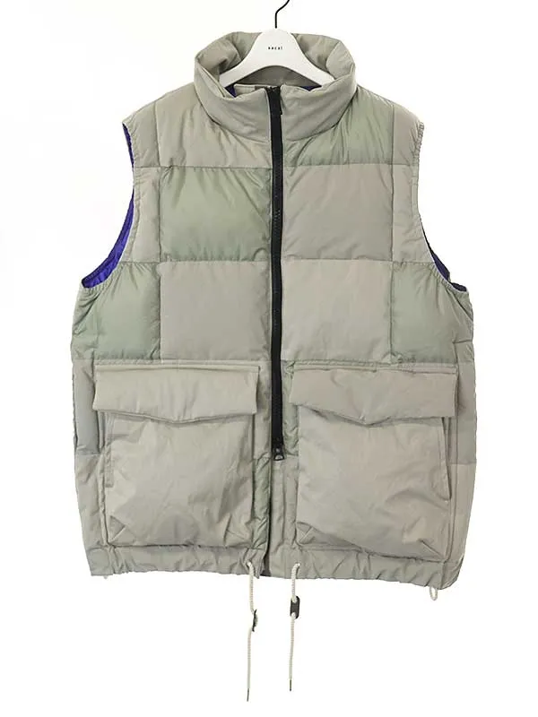 sacai サカイ 23AW Faux Suede Mix Vest ミックスジップアップベスト