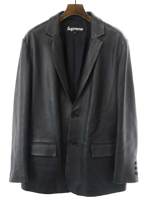 Supreme シュプリーム 19SS Leather Blazer レザーブレザーテーラードジャケット