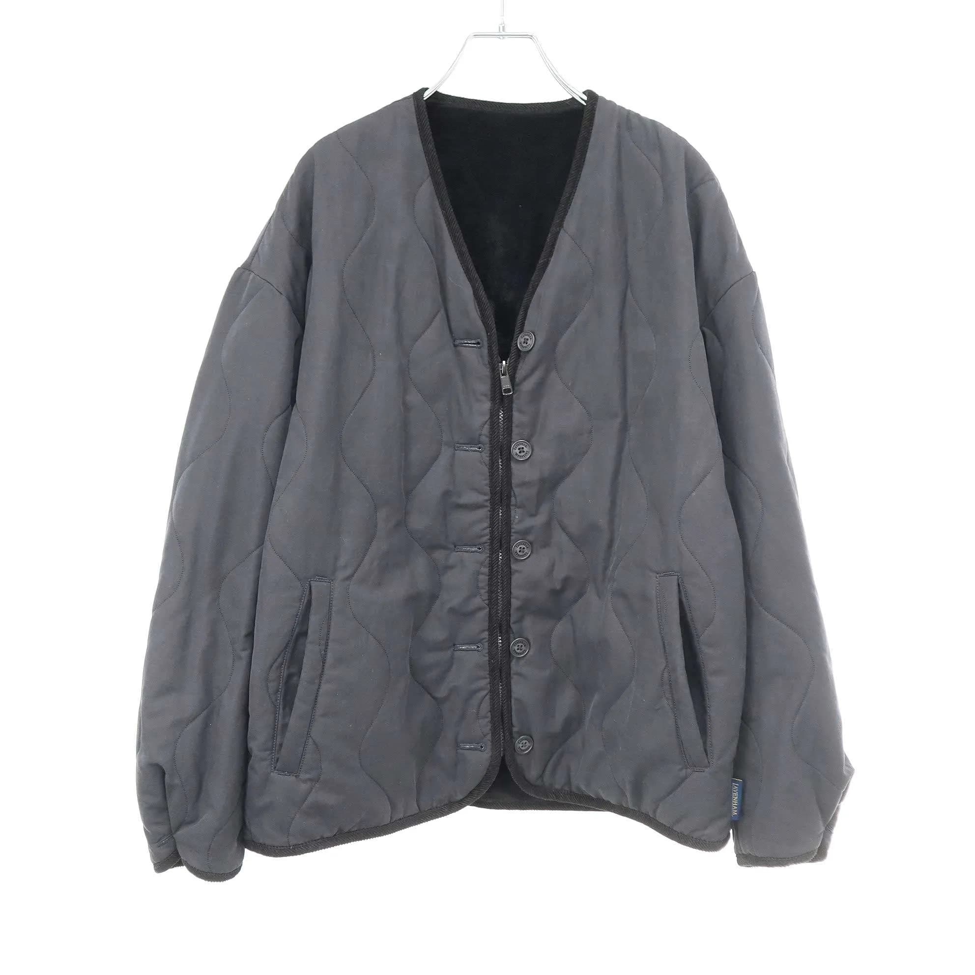 Graphpaper グラフペーパー ラベンハム 23AW Reversible Collarless Blouson リバーシブルブルゾン LV6098 102