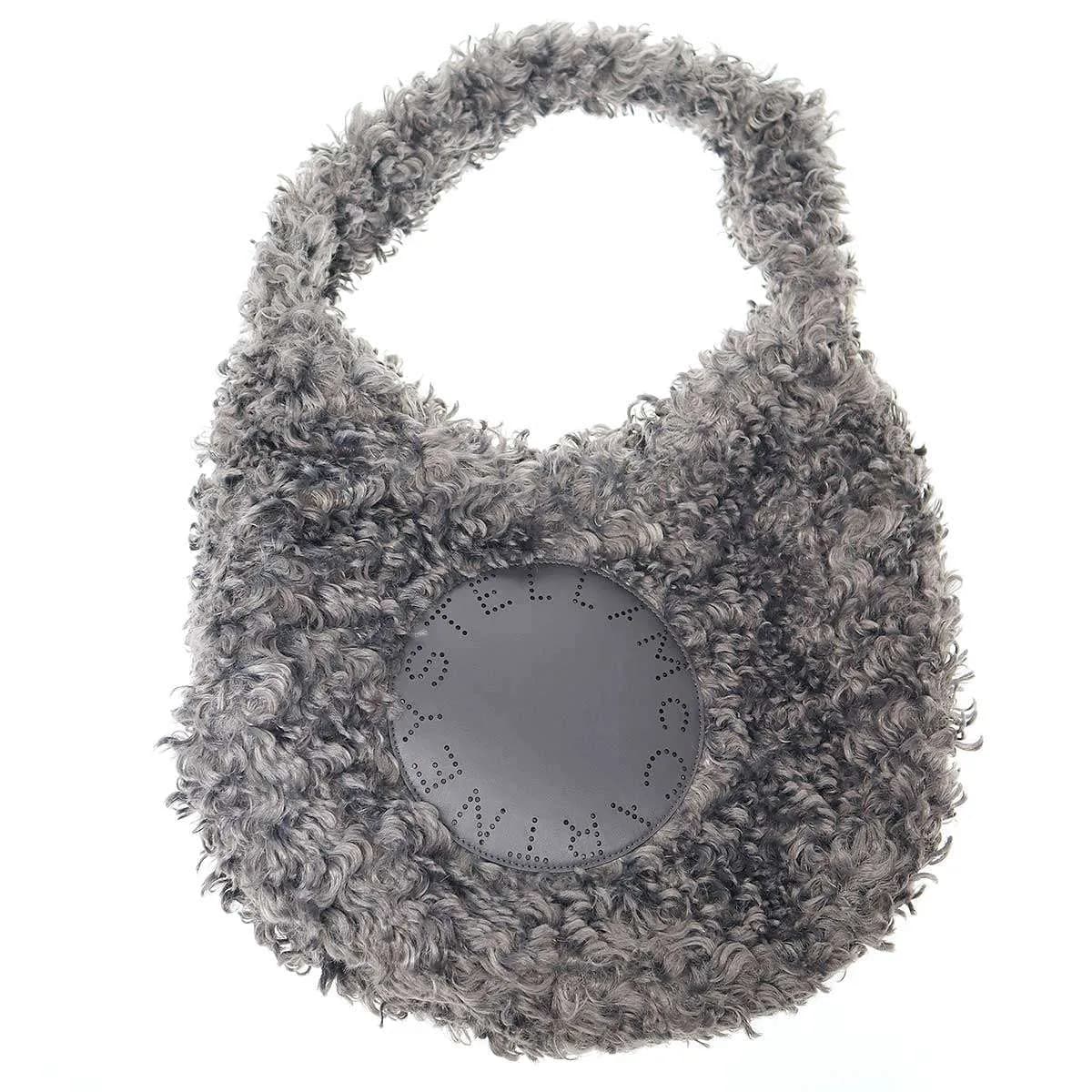 Stella McCartney ステラ マッカートニー Logo Plush Teddy Bag テディハンドバッグ