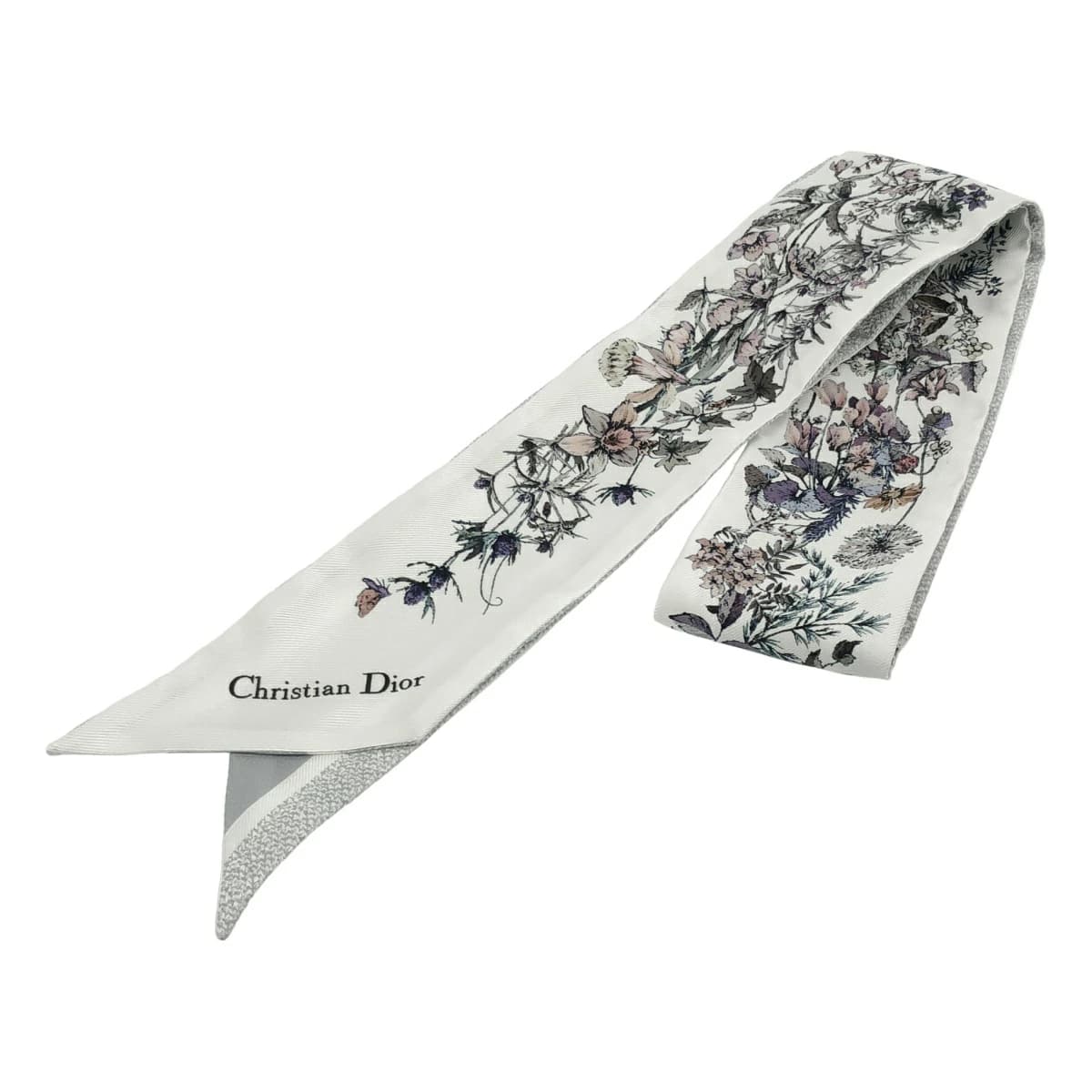Christian Dior クリスチャンディオール Mitzah Floral Silk Scarf ミッツァ シルクスカーフ 42STA106I607