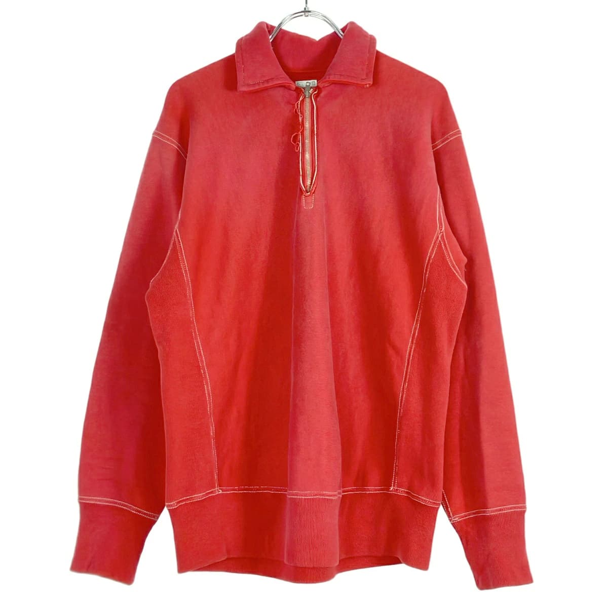 A.PRESSE ア プレッセ 23SS Vintage Half Zip Sweatshirt ハーフジップスウェットトレーナー 23SAP-05-01K