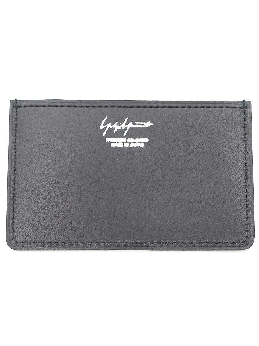 Yohji Yamamoto ヨウジヤマモト 箔押しシグネチャーロゴパスケース