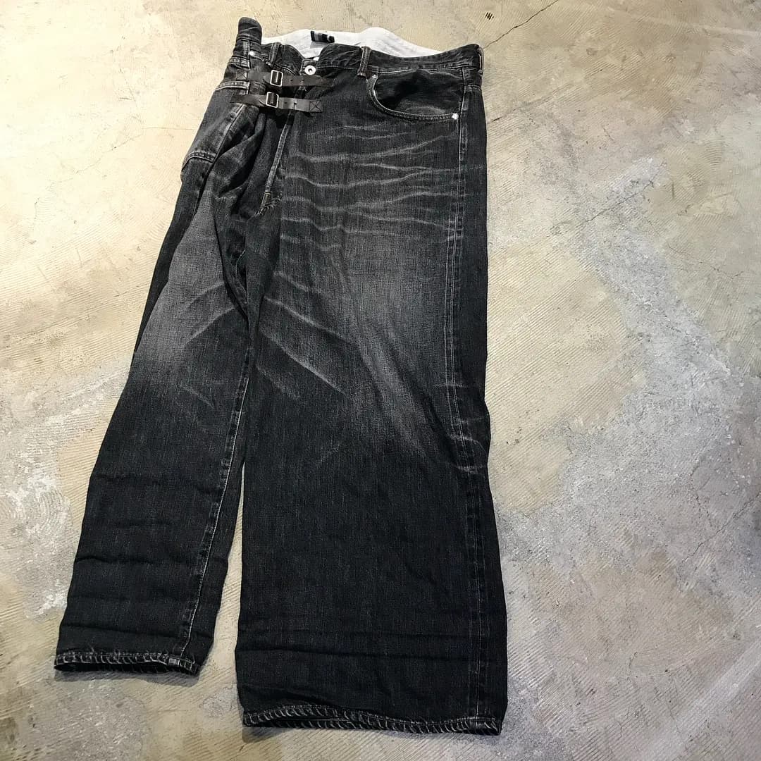 FACETASM FACETASM 10SS SLIM BIG DENIM PANTS